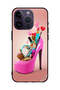 Protective Case Cover For Apple iPhone 14 Pro Shoe With Makeup Items
