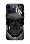 غطاء حماية لهاتف Apple iPhone 14 Pro Max بتصميم جمجمة