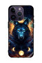 Protective Case Cover For Apple iPhone 14 Pro Wolf In Space
