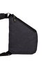 Saddlebag Linen Fabric Cross Chest and Shoulder Bag New121 - Black - 3