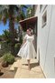 Basen Covering Bow Flared Dress That Shows Thin Waist - 7