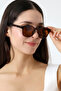 Women's Accessories Brown Oval Uv400 Sunglasses 23001 C3 - 5