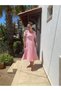 Basen Covering Bow Flared Dress That Shows Thin Waist - 6