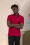 Knitted Polo Neck Regular Fit Cotton and Lycra T-Shirt - 3