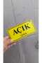 On Off Lettering Yellow Color |   Open Closed Sign |   Store Door Orientation Sign (Wood) - 2