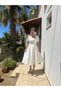 Basen Covering Bow Flared Dress That Shows Thin Waist - 6
