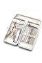 12 Piece Luxury Manicure Pedicure Set - Professional Hand and Foot Care Bag Shiny Rose Gold Design