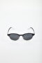 One Two Three Polarized Sunglasses Black White - 6
