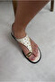 Women's Slippers Beige Stone - 6