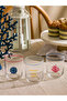 Mixed Printed Glass Water Cup Set of 3 380 ml - 2
