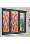 Glass Stained Glass Foil, Self Adhesive, Patterned Frosted Glass Foil 61X100 cm