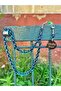 Capsule Cut Name Surname Detailed Silver Tasseled Petrol Blue Fire Amber Prayer Beads - 2