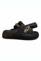 Stone Slippers Thick Platform Sole Lightweight Phylon Women's Stone Summer Slippers - 7