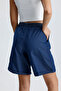 Copy - Women's Pleated High Waist Buttoned Flexible Mini Jeans Skirt with Lyras - 6