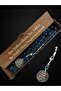 Name Detailed Petrol Blue Silver Tasseled Fire Amber Prayer Beads
