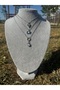 Triple Silver Combination Necklace Oyster Letter Heart - 5