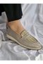 New Season Genuine Leather Straw Women's Loafer – Comfortable and Stylish - 5