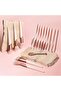 Luxe Natural Elegance Professional Face Makeup & Foundation Brush Set, 5 Piece Set - 7