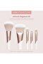 Luxe Natural Elegance Professional Face Makeup & Foundation Brush Set, 5 Piece Set - 3