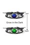 Shining Aries, Adjustable Faux Leather Bracelet, Suitable for Both Men and Women - 4