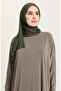 Bat sleeve loose dress 2000-10 dark mink - 4
