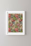 Flower Pattern - White Frame
