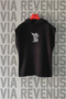 Fear No One Front and Back Printed Zero Sleeve Hooded 100% Cotton Sports Tshirt - 2