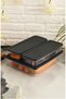 Anthracite 3-Piece Storage Container with Lid, Refrigerator Organizer Suitable for Microwave and Freeze 4.5Lt - 3