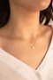 Heart Necklace Gold Color Stylish Elegant Heart Necklace Without Stone