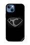 غطاء حماية لهاتف Apple iPhone 13 أبجدي أبيض وأسود T