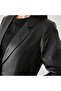 Black Women's Classic Leather Blazer Jacket [Tg810062] - 6