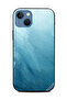غطاء حماية لهاتف Apple iPhone 13 بنقشة جينز بلون البحر