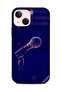 غطاء حماية لهاتف Apple iPhone 13 Mini Mic خلفية زرقاء داكنة
