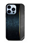 Protective Case Cover For Apple iPhone 13 Pro Dark Green Leather Pattern