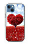 غطاء حماية لهاتف Apple iPhone 13 - شجرة قلب حمراء