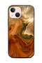 غطاء حماية لهاتف Apple iPhone 13 Mini بنمط لون سائل