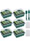 LERWAY Seed Starter Tray 6-Pack Seedling Starter Kits Plant Starter Kit with Humidity Domes