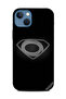 غطاء حماية لهاتف Apple iPhone 13 أبجدي أبيض وأسود