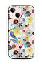 غطاء حماية لهاتف Apple iPhone 13 Mini بنمط زهور على شكل ريشة