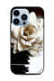 غطاء حماية لهاتف Apple iPhone 13 Pro مع كتابة على شكل زهرة
