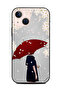 غطاء حماية لهاتف Apple iPhone 13 Mini Girl Under Umbrella