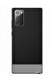 Protective Case Cover For Samsung Galaxy Note 20 Black & Grey Strips Pattern