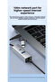 3 Port Network & Data Adapter: Rj45 Lan + USB 3.0 + Type-C Input |   Metal Case - 5