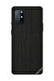 غطاء حماية لهاتف OnePlus 8T بنمط خشبي أسود