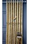 Cream Gold Foil Rustic Curtain Eyelet Ring Pipe Ring Decorative Curtain