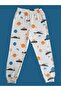 Long-Sleeved Patterned Kids Pajama Set #printedkidspajamas #laundrygarden #galaxypatternpajamas - 4