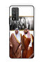 غطاء حماية لهاتف Honor 10X Lite الملك سلمان ومحمد بن سلمان يتحدثان أثناء المشي