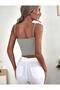 Women's 3 Pack Thin Strap Ribbed Crop Basic Athlete Blouse - 6