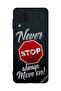 Protective Case Cover For Samsung Galaxy M32 4G Never Stop Always Move On
