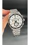 Silver Color Men's Wristwatch Steel Band 3 Atm Water Resistance - 3